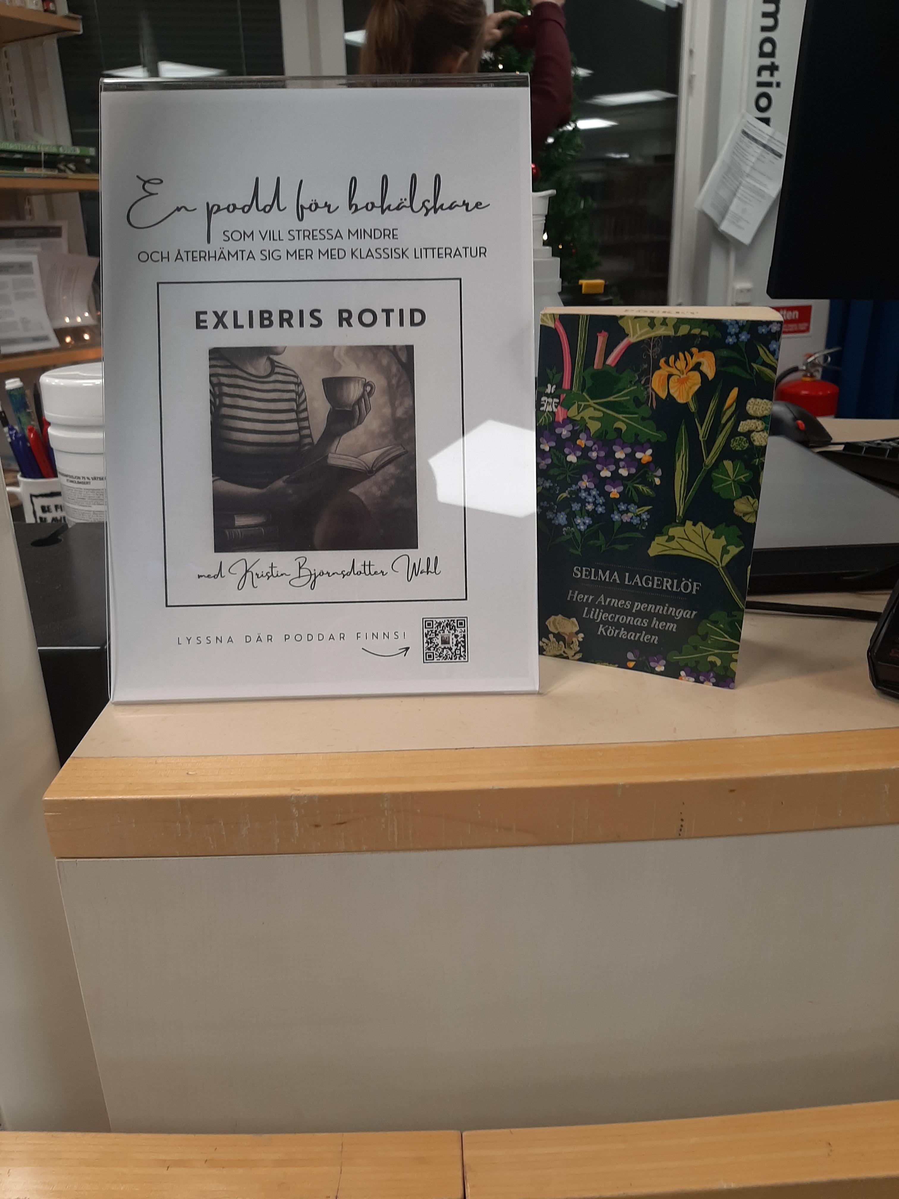 Exlibris Rotid på Björkhagens bibliotek